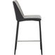 Renee 36.5 inch Armour Grey / Dark Slate Counter Stool